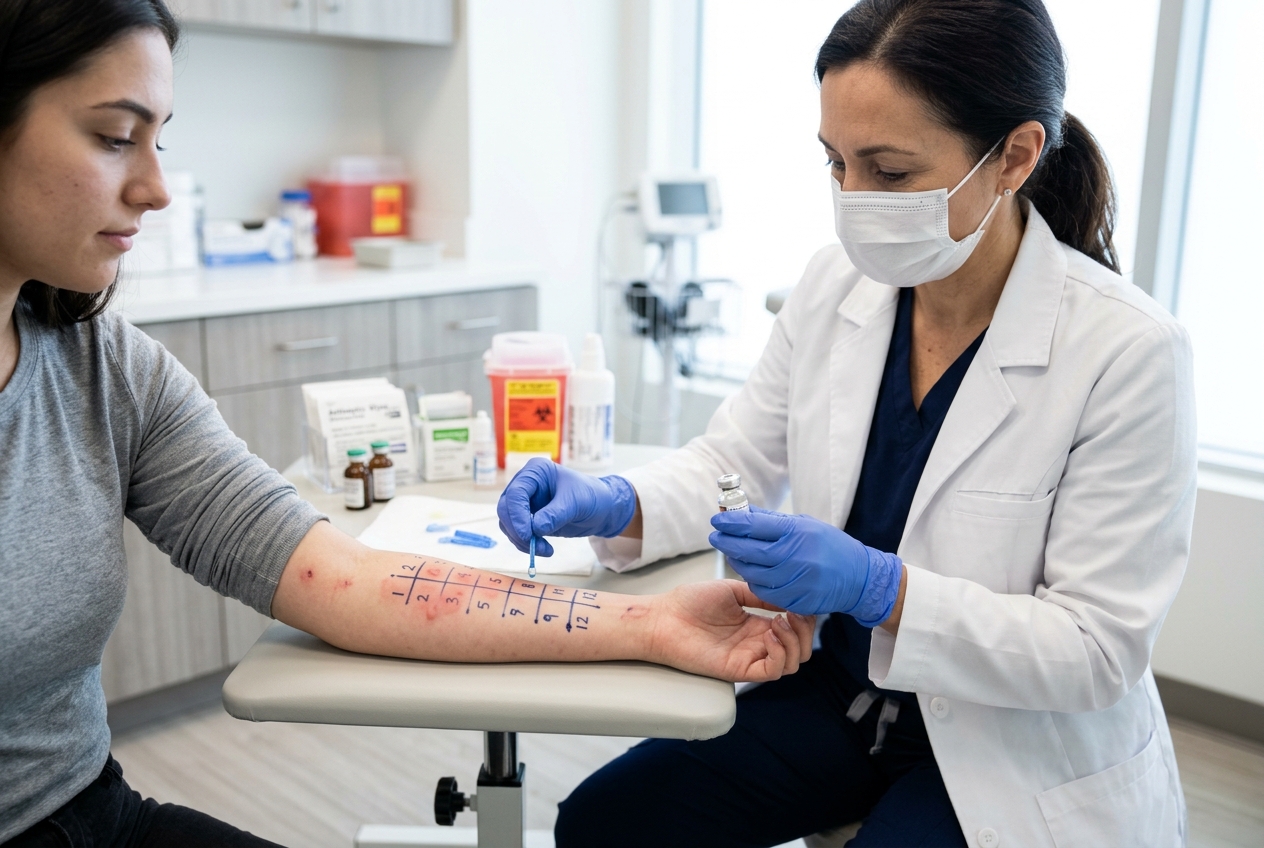 Teste de Alergia